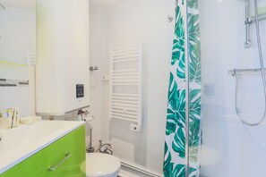 Soap, shampoo, toilet paper