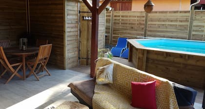 VILLA private pool "LA PERLE DES ANSES" 1 minute from the beach!