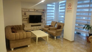 Sala de estar en el lobby