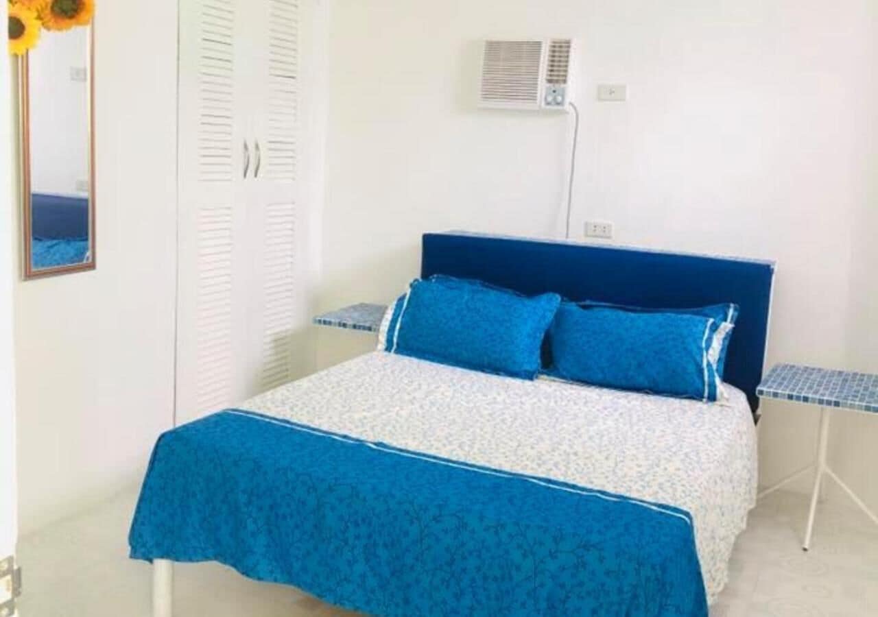 Individually decorated, individually furnished, desk, laptop workspace