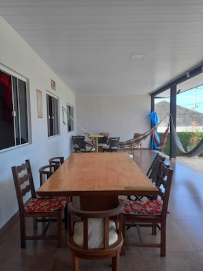 Outdoor dining