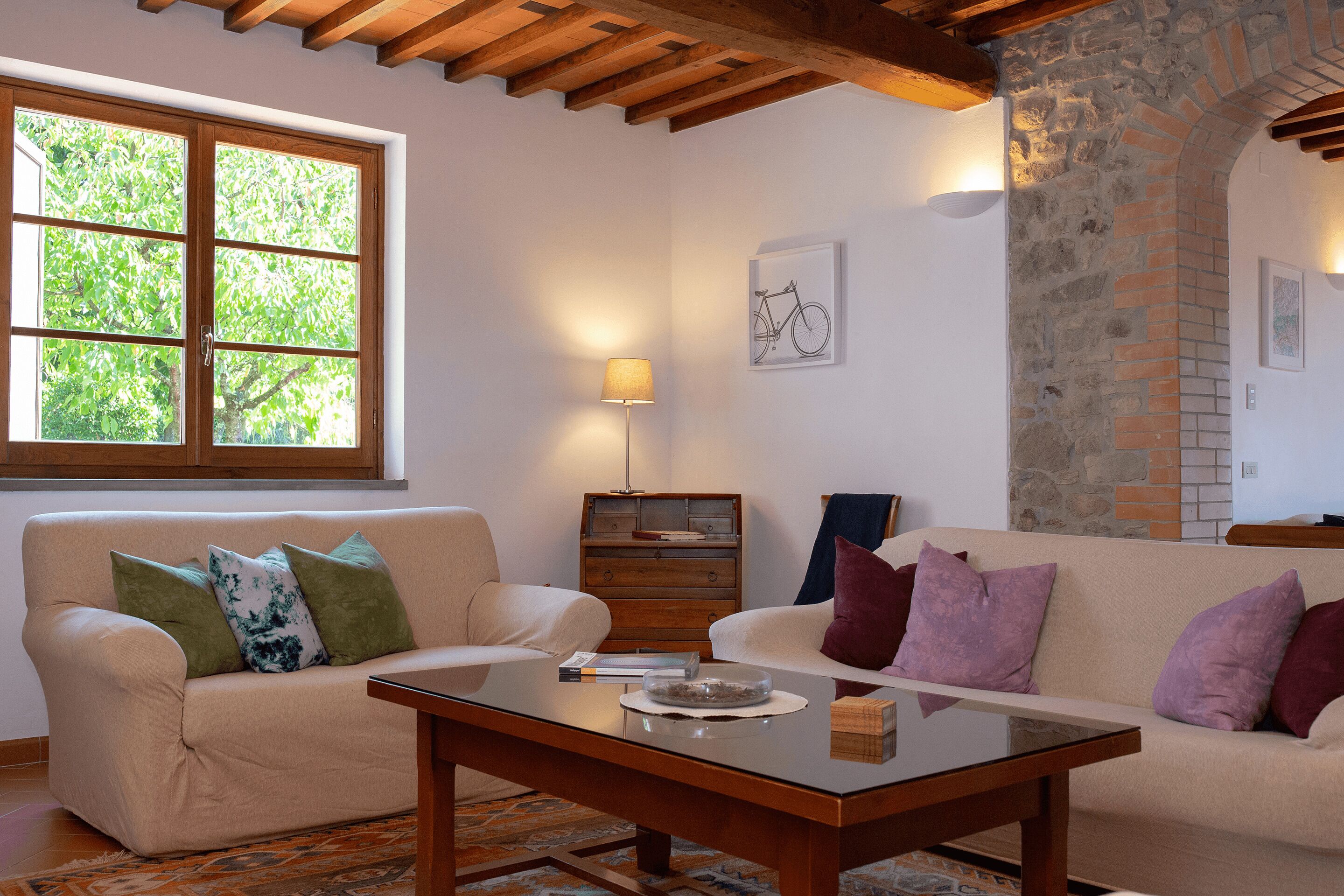 Televisor, reproductor de DVD, llibres i estèreo 