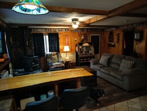 Smart-TV, Kamin, Videospiele, DVD-Player