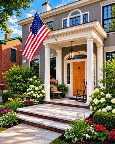 Modern amenities in Historic Federal Style Home, steps from Downtown Brandon