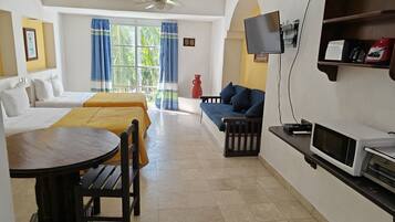 Economy Apartment | 2 bedrooms, in-room safe, iron/ironing board, free WiFi