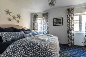 2 bedrooms, soundproofing, iron/ironing board, travel cot