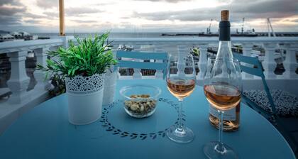 Luxury home, centrally located with a beautiful balcony overlooking the marina.