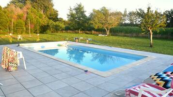 Una piscina climatizada