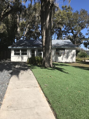 old Florida cottage canal front