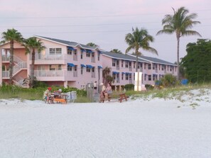 Guests can enjoy stunning ocean views from their balconies.