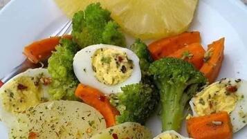 Free daily full breakfast