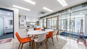 Duplex, Private Pool | In-room dining