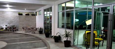 Entrée de l’hébergement