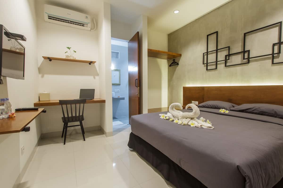 ห้องคอมฟอร์ทดับเบิล | โต๊ะทำงาน, ห้องเก็บเสียง, Wi-Fi ฟรี