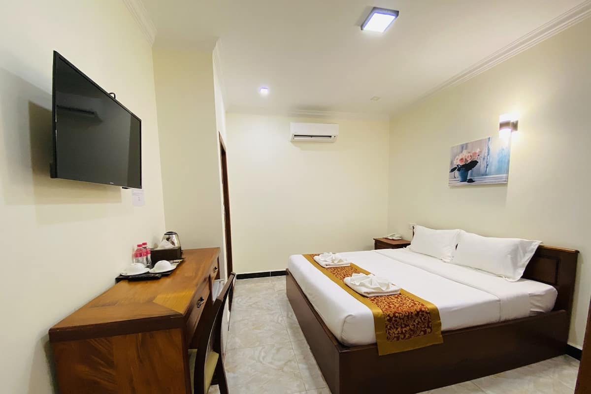 Minibar y caja de seguridad en la habitación 