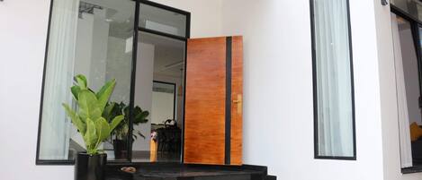 EntrĂ©e de lâhĂ©bergement