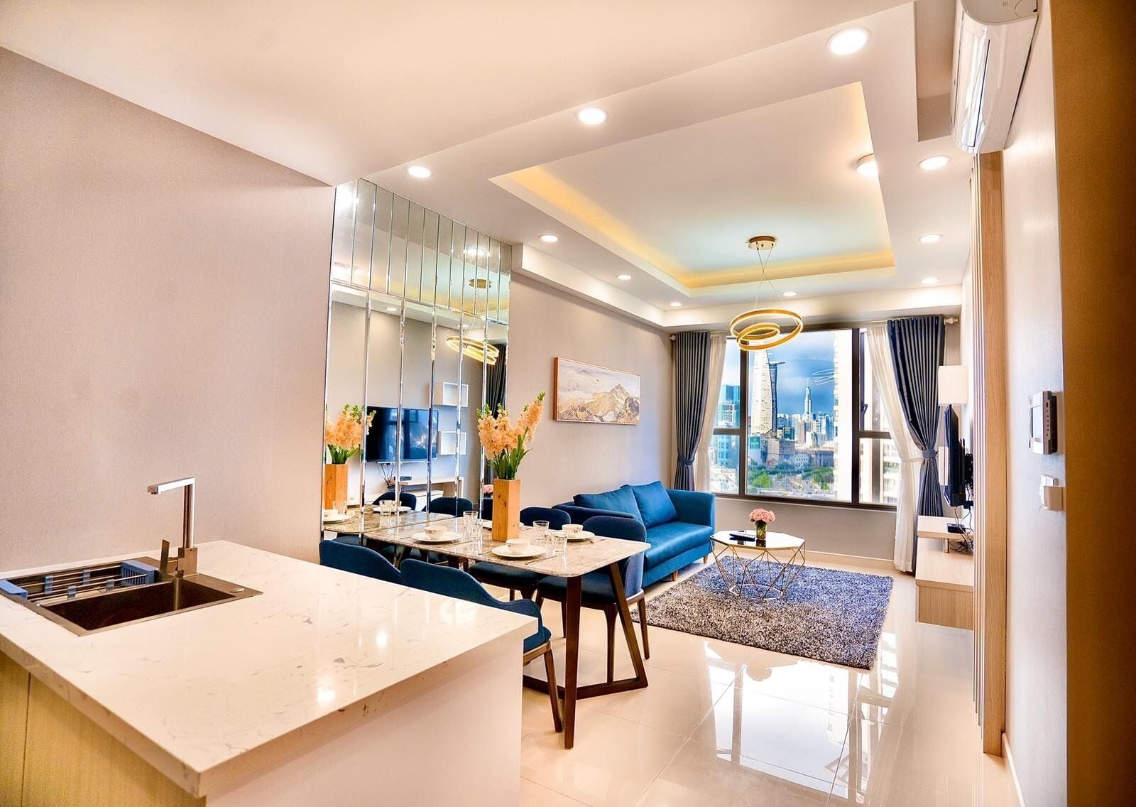 Luxury Apart Daire, 2 Yatak Odası | Kaliteli yatak takımı, kuştüyü yorgan, ayrı ayrı dekore edilmiş 