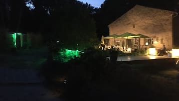 Front of property – evening/night