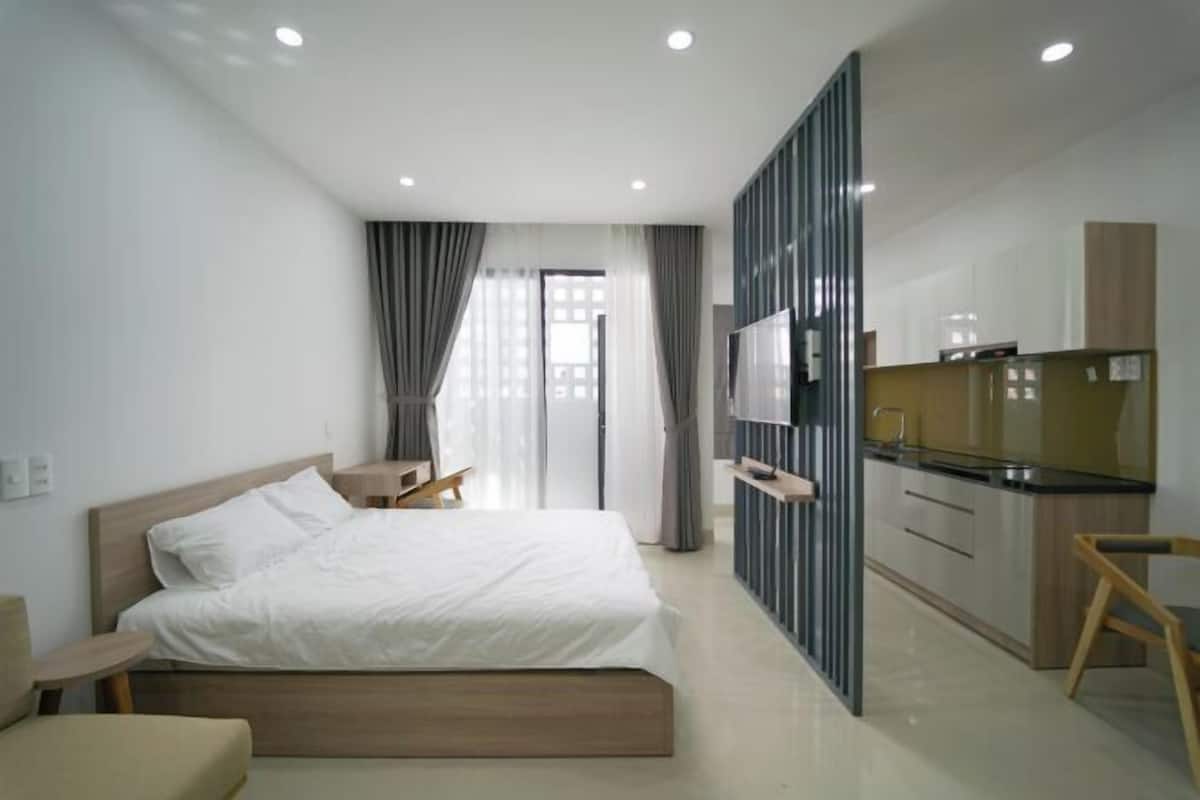 In-room safe, desk, laptop workspace, blackout curtains