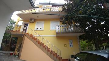Front of property – evening/night