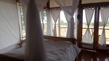 Chalet, pemandangan gunung, tepi gunung | 1 kamar tidur dan seprai linen