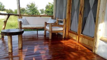 Chalet, vue montagne, cÎté montagne | Terrasse/Patio