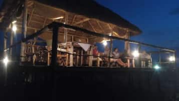 Front of property – evening/night