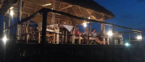 Front of property - evening/night