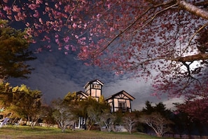 Front of property – evening/night