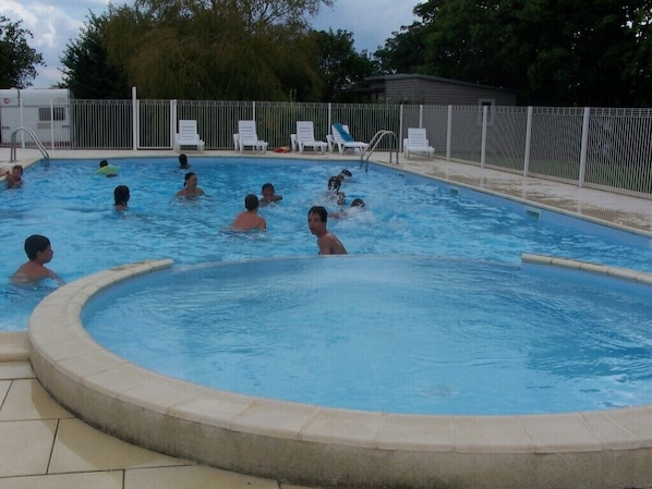 Seasonal outdoor pool