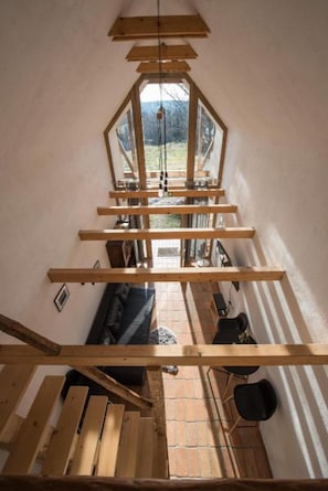 Romantisches Haus | Wohnbereich | Kamin