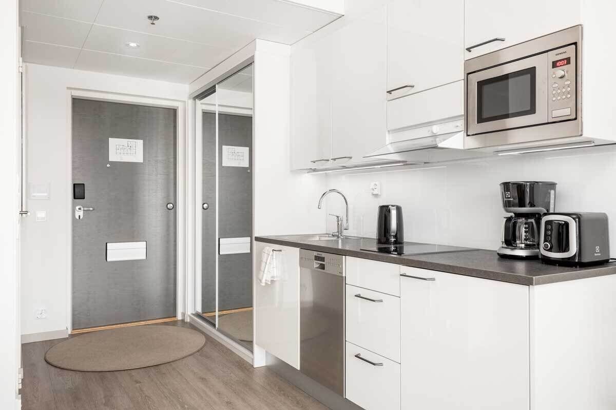 apartment (studio) | private kitchen | high chair