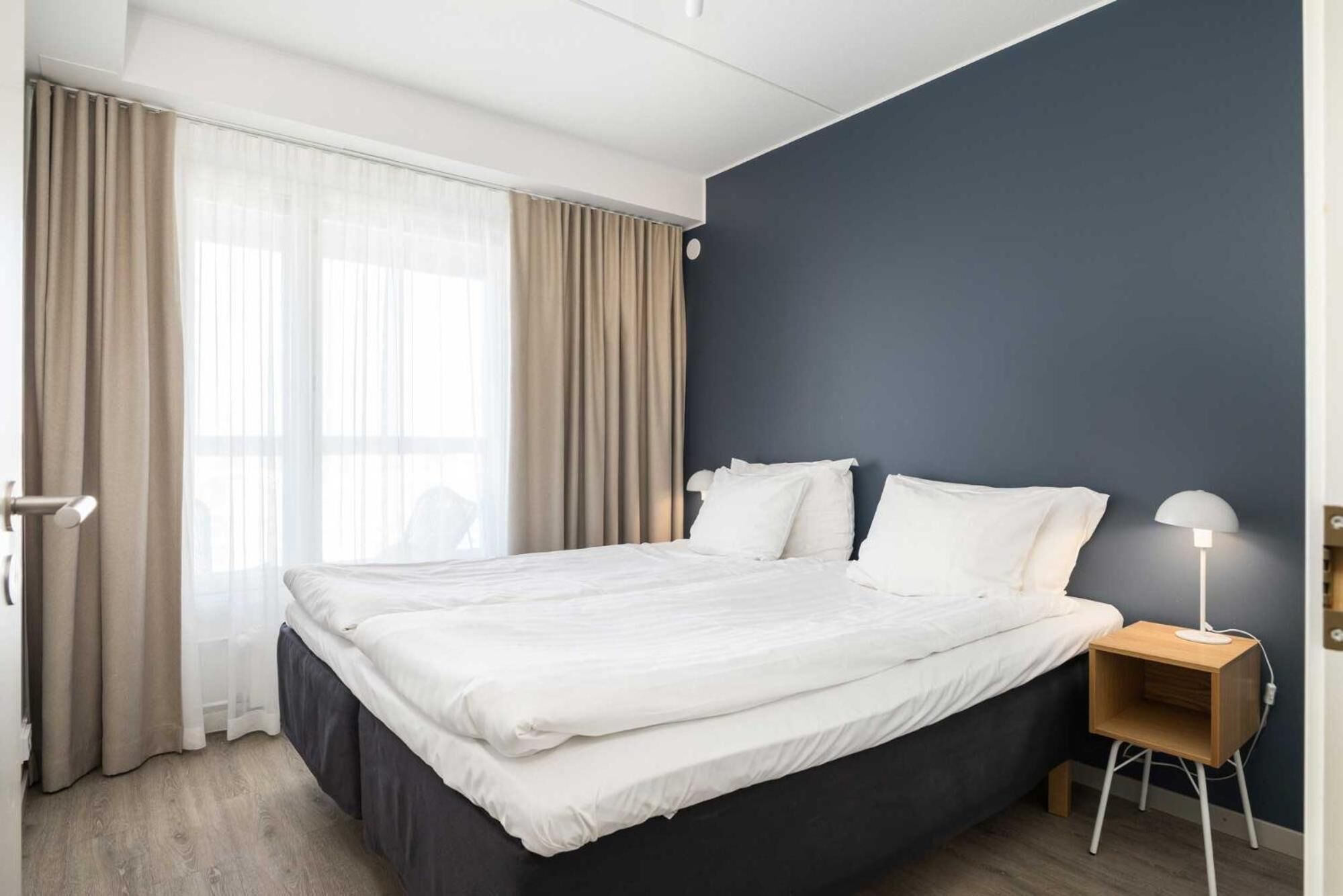 In-room safe, desk, laptop workspace, blackout curtains