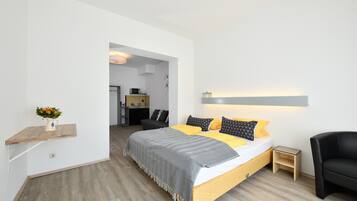 Departamento | 1 habitación, ropa de cama hipoalergénica y escritorio