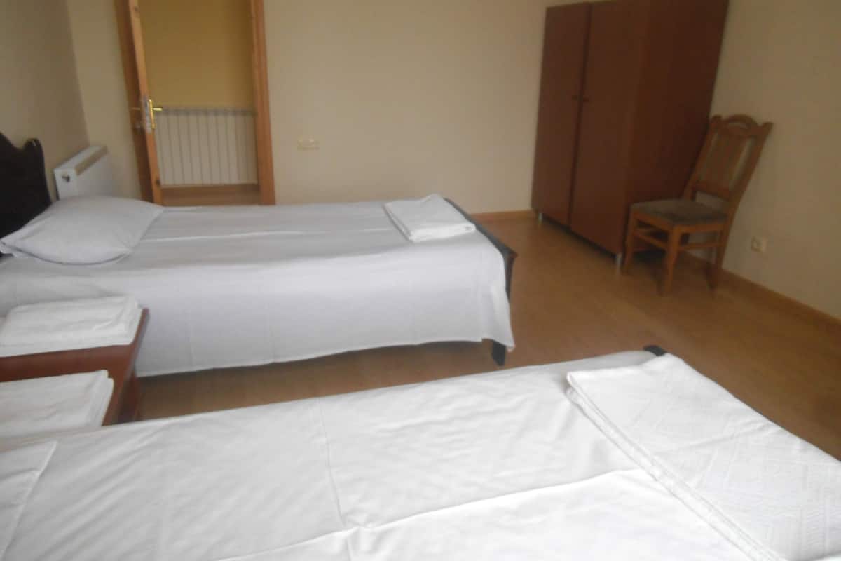 Blackout curtains, iron/ironing board (on request), free WiFi
