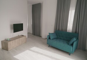 Familienapartment, Meerblick, Turm (Towers) | Wohnzimmer