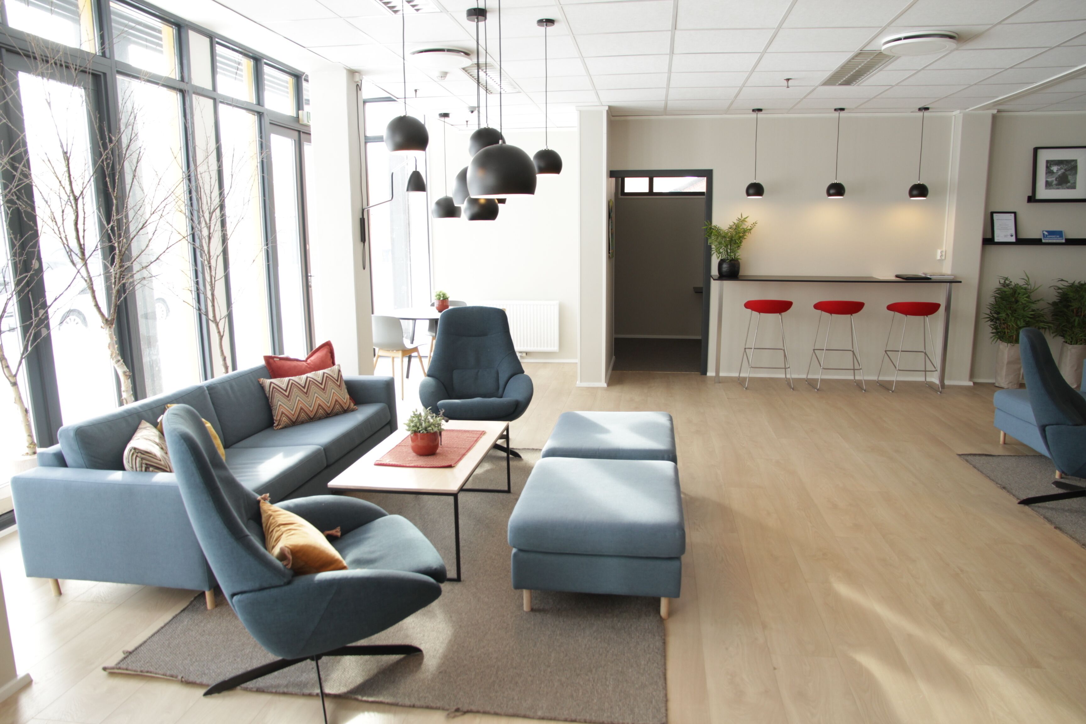 Lobby sitting area