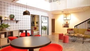 Sitteområde i lobbyen