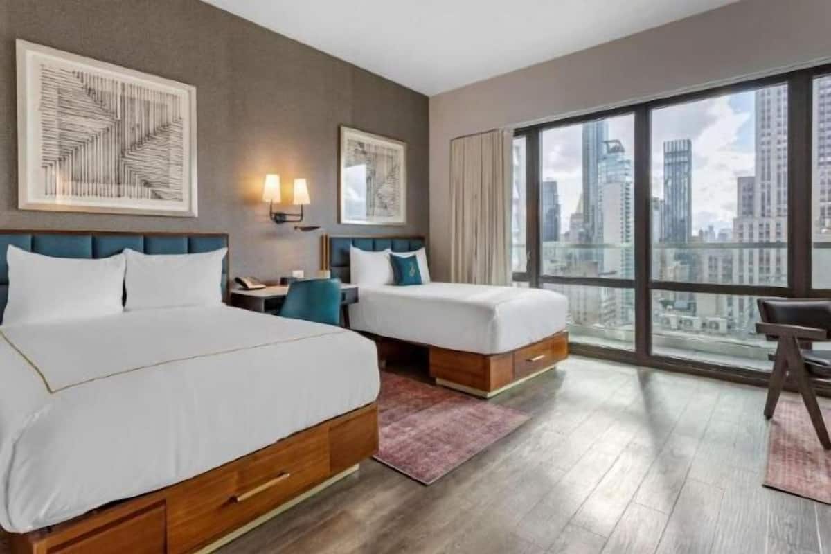 Premium bedding, in-room safe, desk, blackout curtains