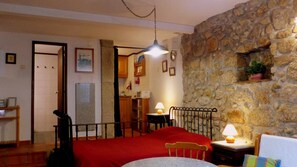 1 bedroom, travel crib, WiFi, bed sheets