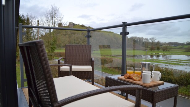 Superior Apartment, 2 Bedrooms, Balcony, Valley View | Balcony view - Gerycastell Luxury Holiday Apartment (Carmarthen)