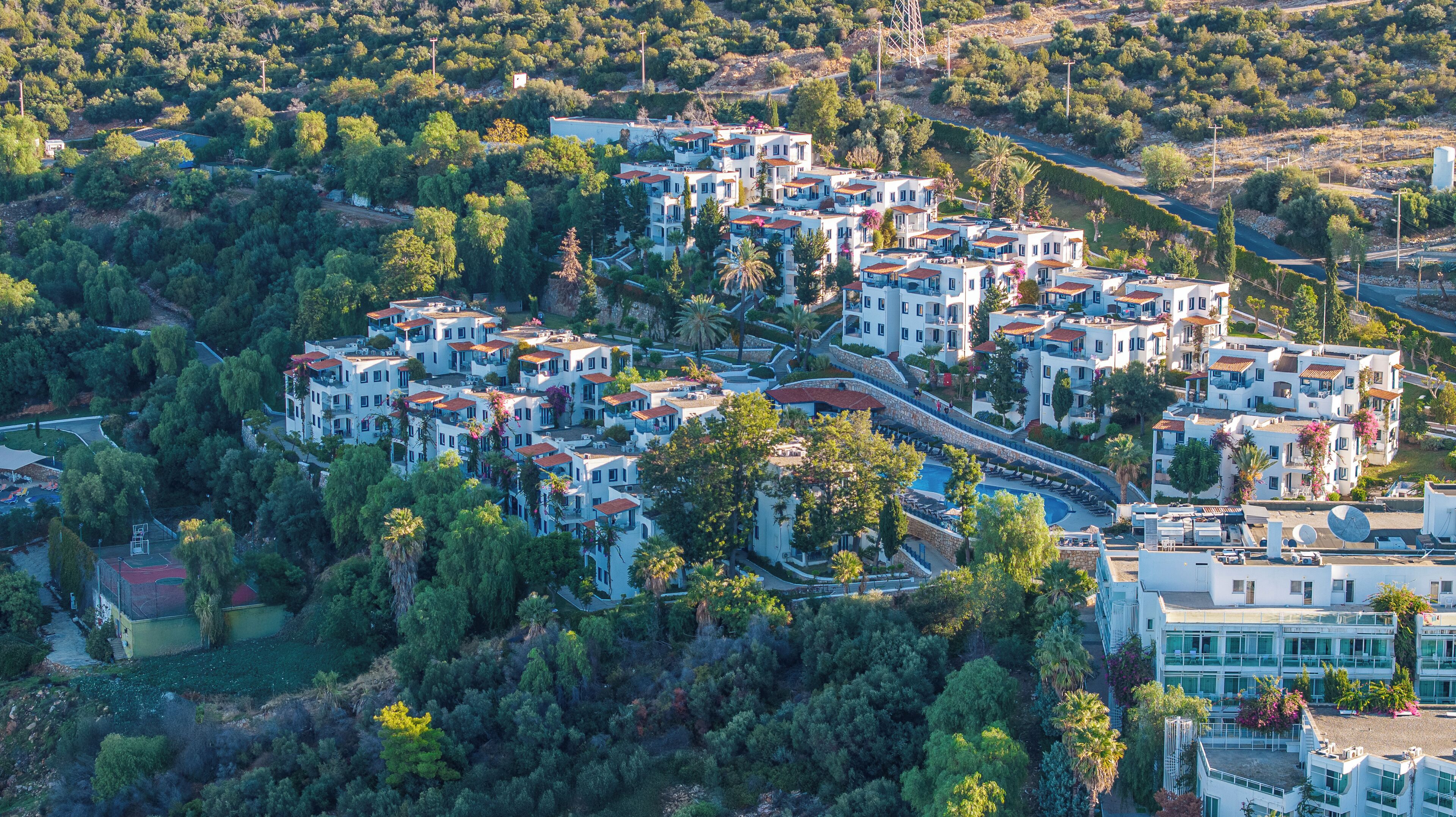 숙박 시설 구내