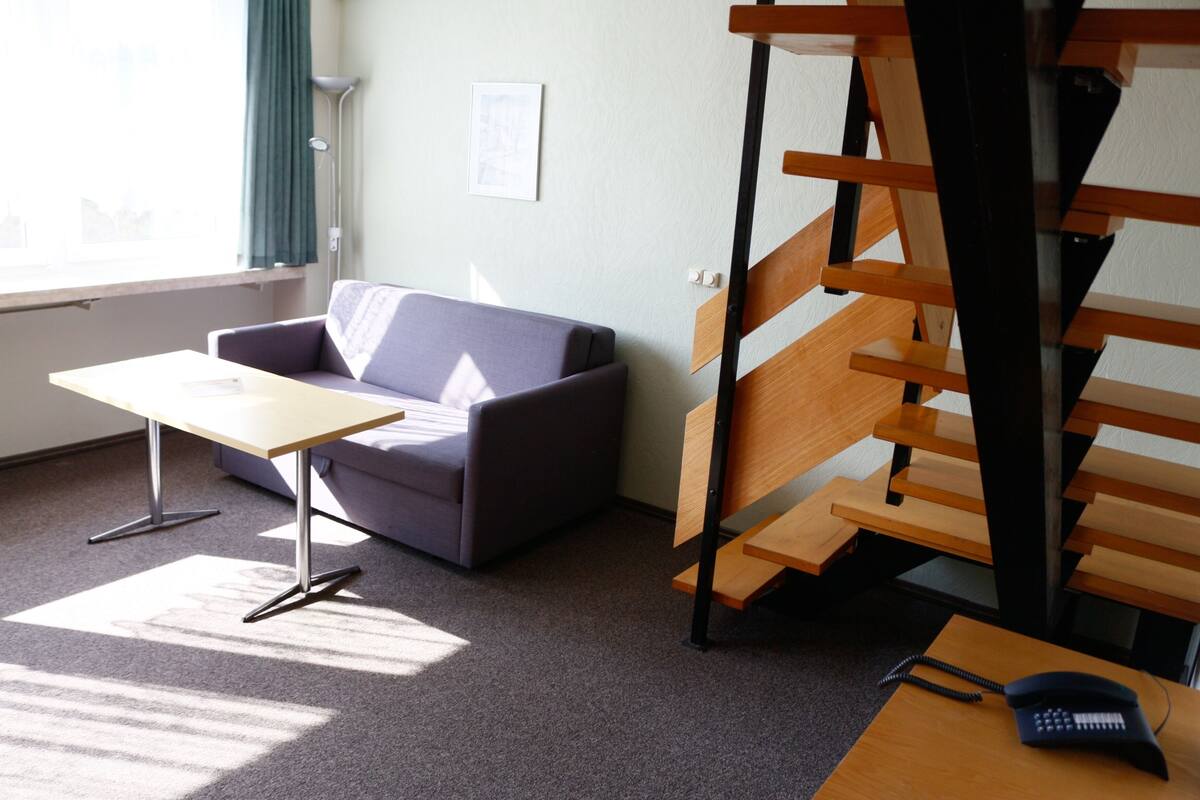 Apartment (Wüste Höhe) | Living area | Flat-screen TV, table tennis