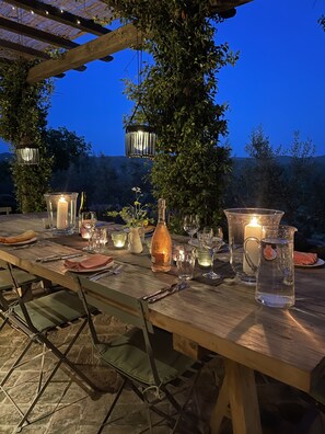 Restauration en plein air