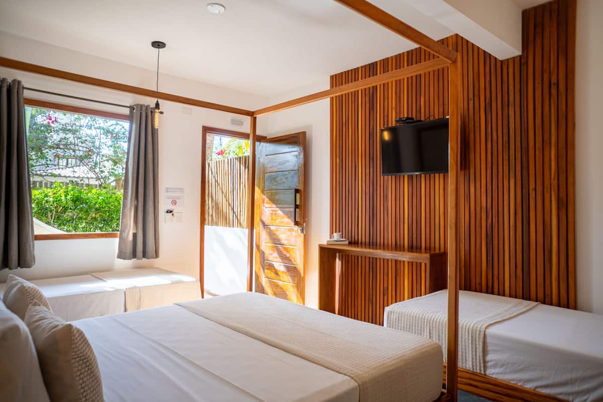 Ropa de cama de alta calidad y minibar