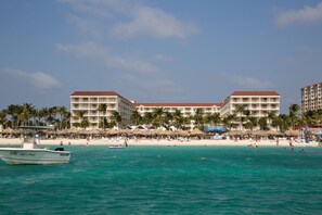 En la playa 