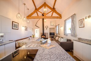 Cottage (Dairy) | Living area - Lowfield Farm Holiday Cottages (Bakewell)