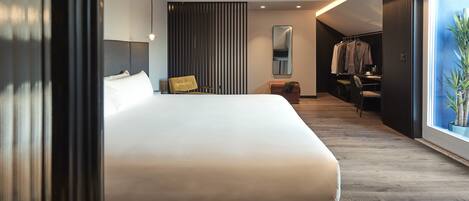 In-room safe, desk, blackout curtains, soundproofing