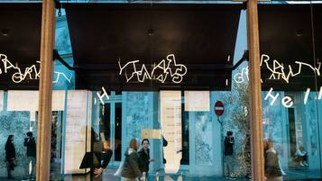 A szálláshely homlokzata