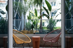 Double or Twin Room, Balcony, City View | Terrace/patio